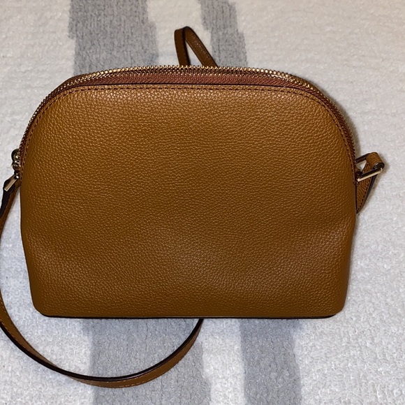 Michael Kors Adele MD Dome Crossbody Leather Bag - Picture 2 of 5